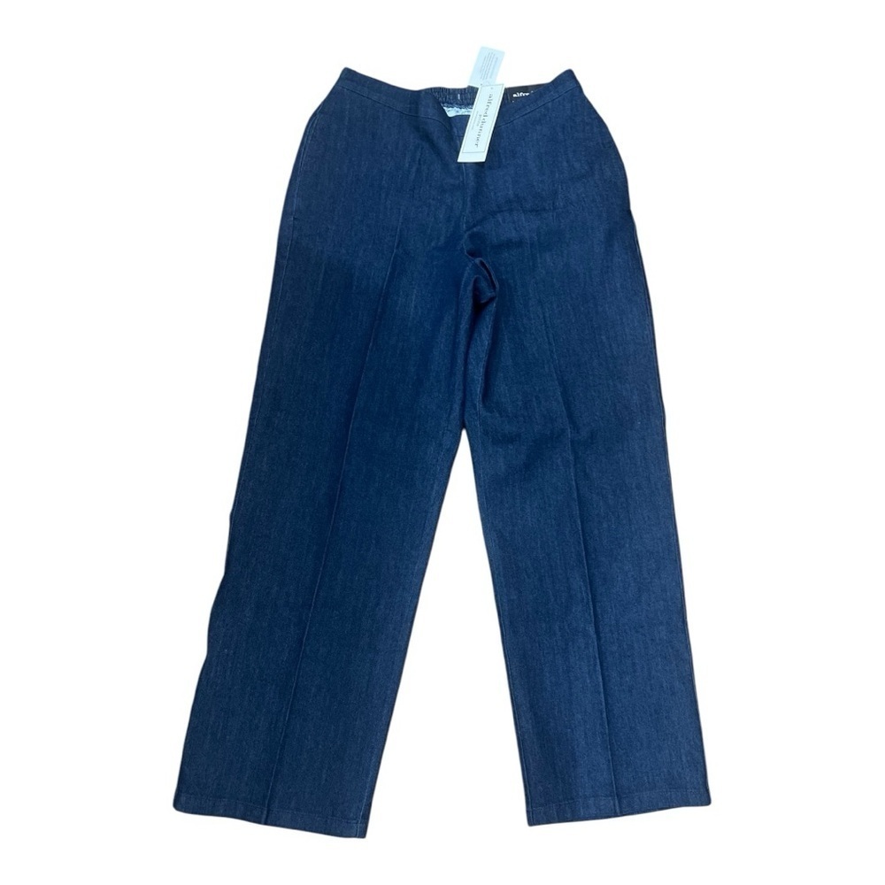 Blue Denim Wide-Leg Pants